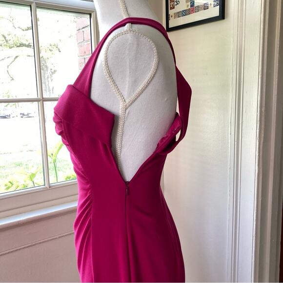 L.K. Bennett Dress Fuchsia Women's Size 2 - Picture 7 of 11
